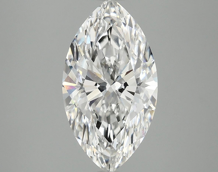 3.09 Carat Marquise Shaped Excellent Cut VS2 IGI Certified Lab Grown Diamond