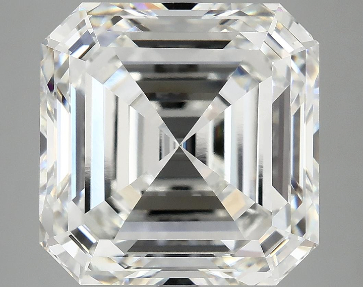10.42 Carat Asscher Shaped Ideal Cut VVS2 IGI Certified Lab Grown Diamond