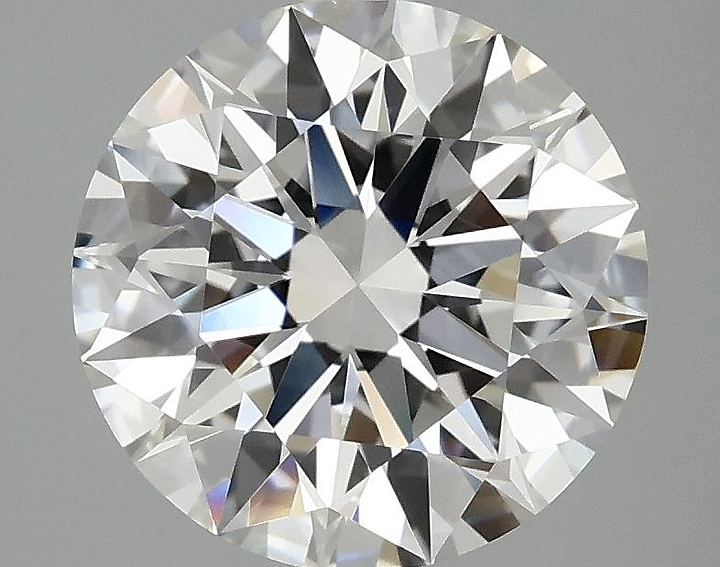 3.08 Carat Round Shaped Ideal Cut VVS2 IGI Certified Lab Grown Diamond