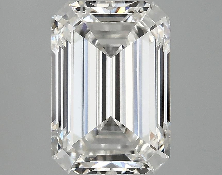 3.09 Carat Emerald Shaped Ideal Cut VS1 IGI Certified Lab Grown Diamond