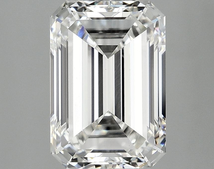 2.97 Carat Emerald Shaped Ideal Cut VVS2 IGI Certified Lab Grown Diamond