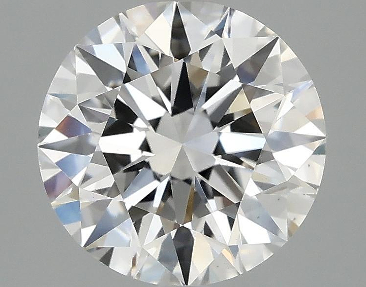 2.57 Carat Round Shaped Ideal Cut VVS2 IGI Certified Lab Grown Diamond