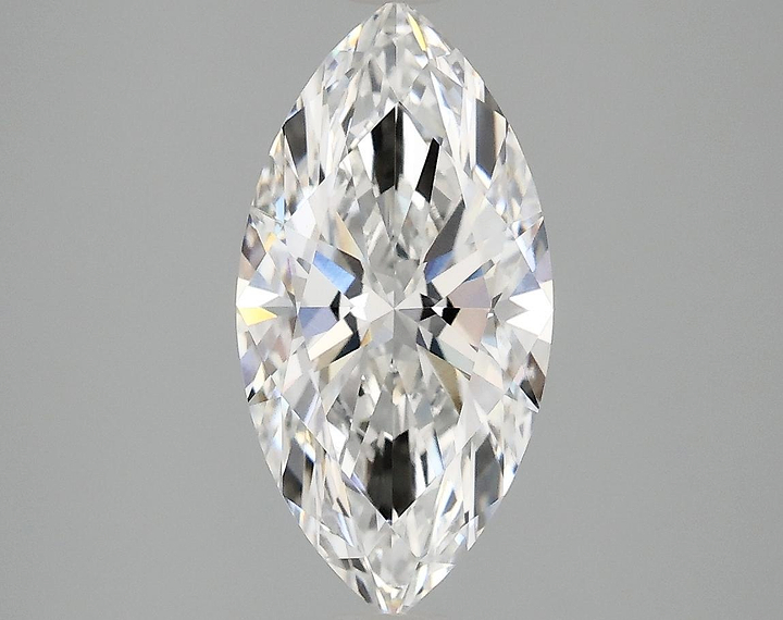 2.03 Carat Marquise Shaped Ideal Cut VVS2 IGI Certified Lab Grown Diamond