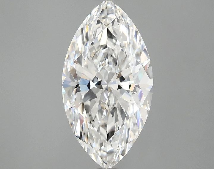 3.02 Carat Marquise Shaped Excellent Cut VVS2 IGI Certified Lab Grown Diamond