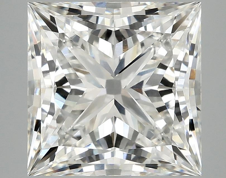 4.92 Carat Princess Shaped Ideal Cut VVS2 IGI Certified Lab Grown Diamond