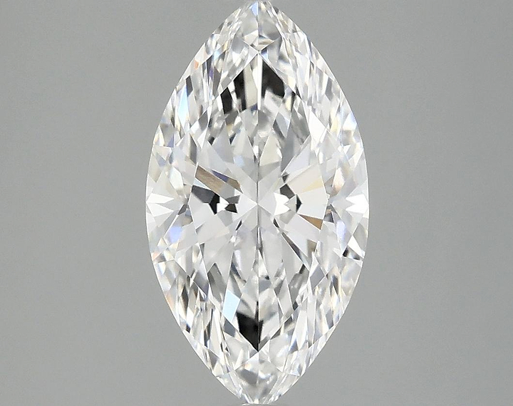 2.04 Carat Marquise Shaped Excellent Cut VVS2 IGI Certified Lab Grown Diamond