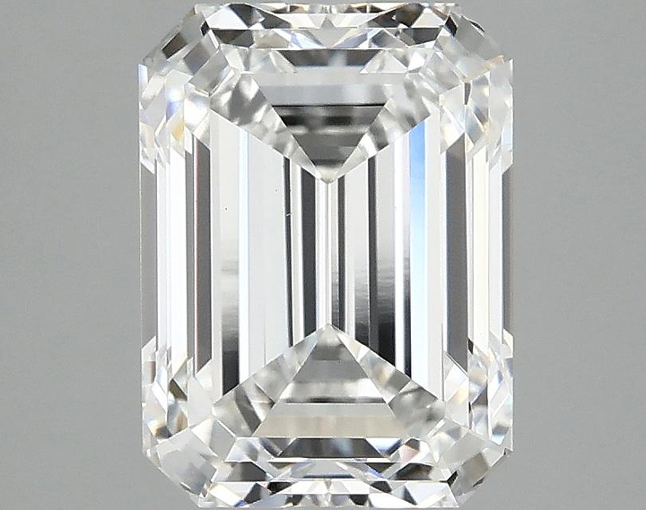 3.05 Carat Emerald Shaped Excellent Cut VS1 IGI Certified Lab Grown Diamond