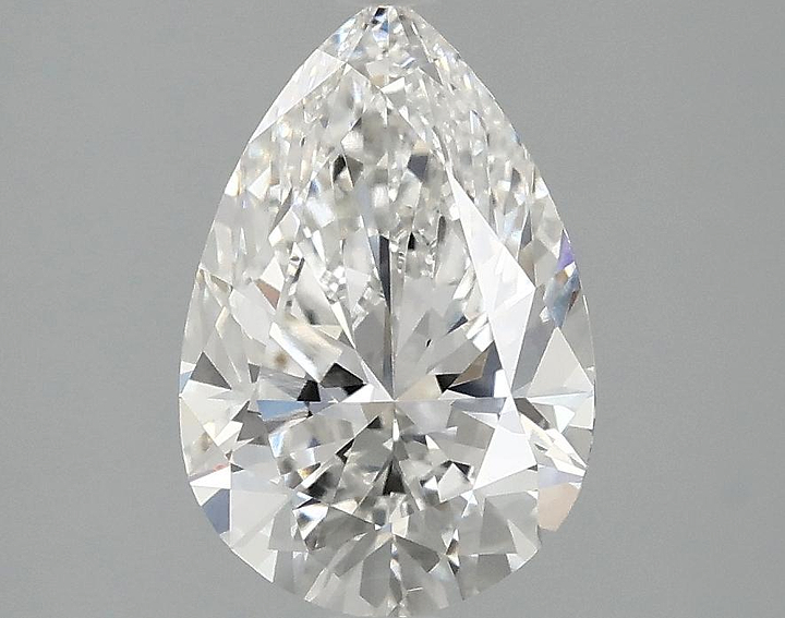 2.04 Carat Pear Shaped Excellent Cut VVS2 IGI Certified Lab Grown Diamond