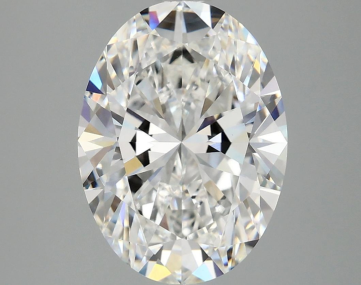 4.08 Carat Oval Shaped Excellent Cut VVS2 IGI Certified Lab Grown Diamond