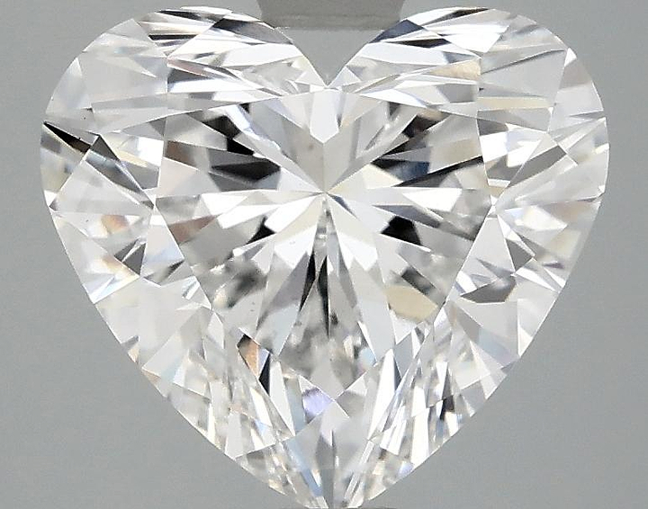 3.08 Carat Heart Shaped Ideal Cut VS1 IGI Certified Lab Grown Diamond