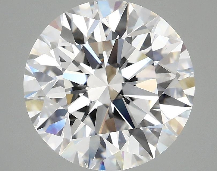 3.09 Carat Round Shaped Excellent Cut VS1 IGI Certified Lab Grown Diamond