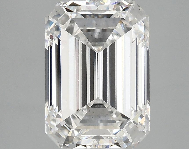 3.09 Carat Emerald Shaped Ideal Cut VS2 IGI Certified Lab Grown Diamond