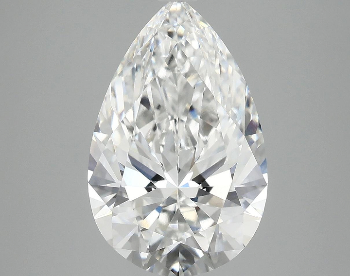 4.1 Carat Pear Shaped Ideal Cut VVS2 IGI Certified Lab Grown Diamond