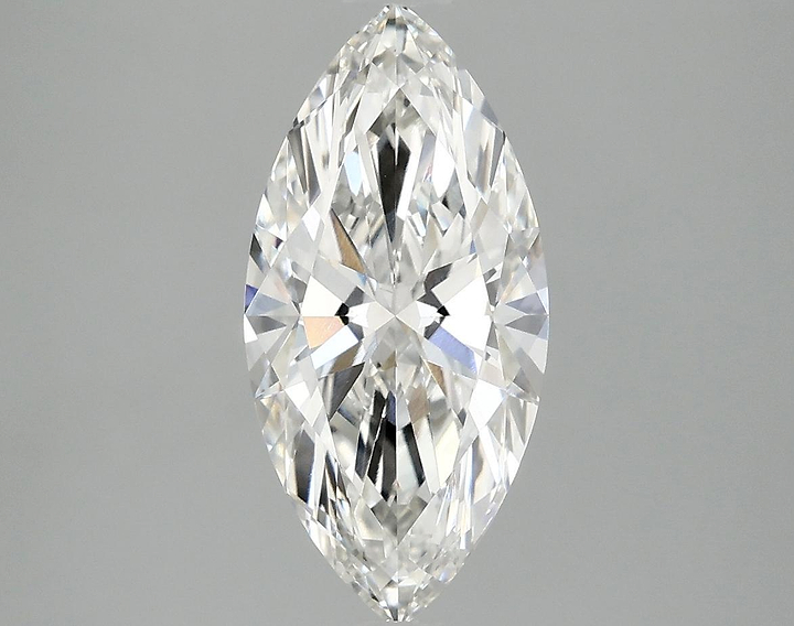 2.05 Carat Marquise Shaped Excellent Cut VVS2 IGI Certified Lab Grown Diamond