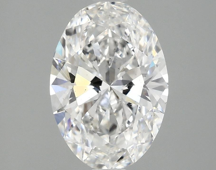 2.08 Carat Oval Shaped Ideal Cut SI1 IGI Certified Lab Grown Diamond
