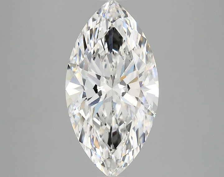 3.09 Carat Marquise Shaped Ideal Cut VVS2 IGI Certified Lab Grown Diamond