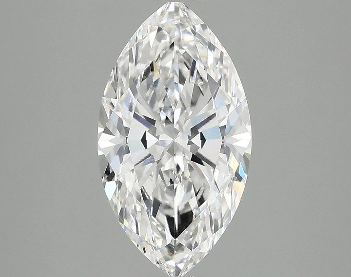 2.01 Carat Marquise Shaped Excellent Cut VVS2 IGI Certified Lab Grown Diamond