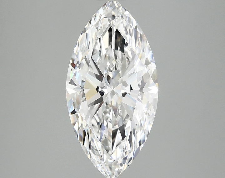 3.01 Carat Marquise Shaped Ideal Cut VVS2 IGI Certified Lab Grown Diamond