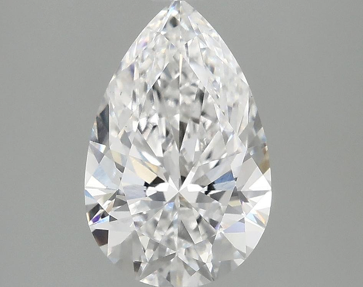 2.05 Carat Pear Shaped Ideal Cut VS1 IGI Certified Lab Grown Diamond
