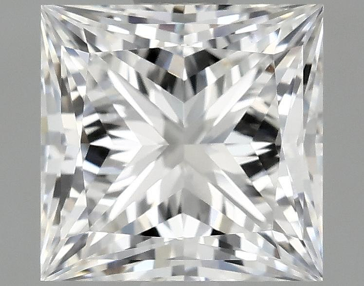 2.05 Carat Princess Shaped Ideal Cut VVS2 IGI Certified Lab Grown Diamond