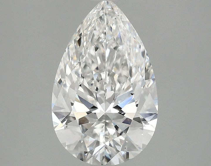 2.06 Carat Pear Shaped Ideal Cut VS2 IGI Certified Lab Grown Diamond