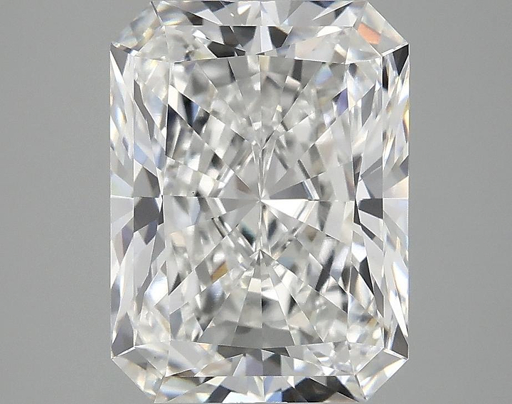 3.82 Carat Radiant Shaped Excellent Cut VVS2 IGI Certified Lab Grown Diamond
