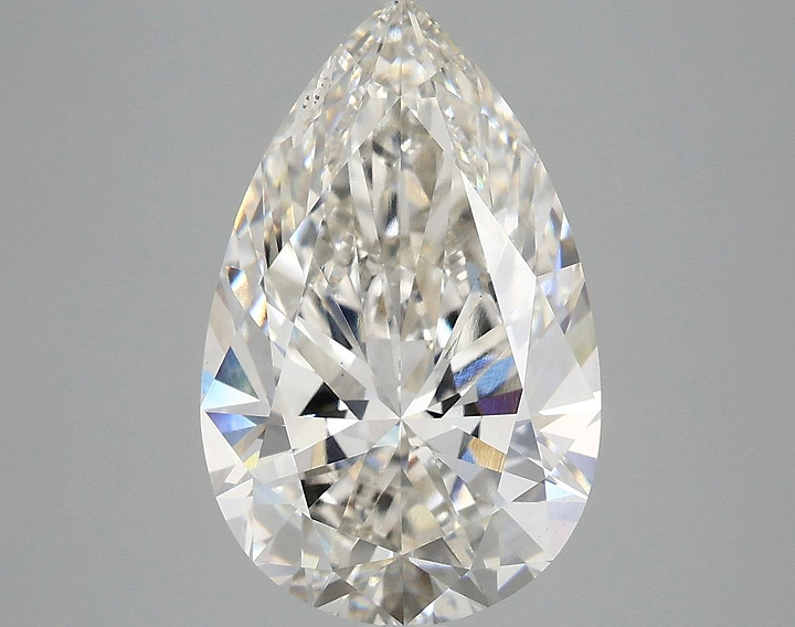 5.03 Carat Pear Shaped Ideal Cut SI1 IGI Certified Lab Grown Diamond