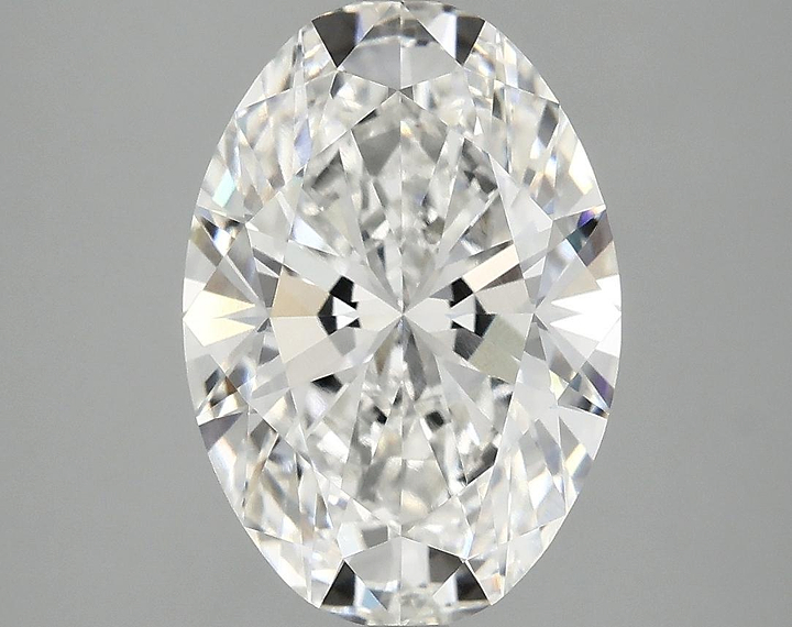 4.09 Carat Oval Shaped Ideal Cut VVS2 IGI Certified Lab Grown Diamond