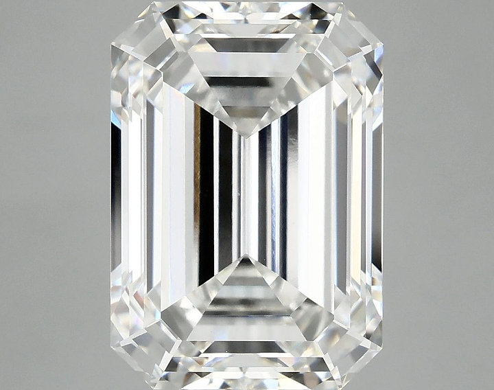 7.18 Carat Emerald Shaped Ideal Cut VVS2 IGI Certified Lab Grown Diamond