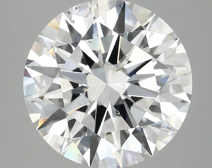 5.09 Carat Round Shaped Ideal Cut SI1 IGI Certified Lab Grown Diamond