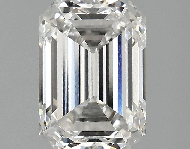 2.1 Carat Emerald Shaped Ideal Cut VVS2 IGI Certified Lab Grown Diamond