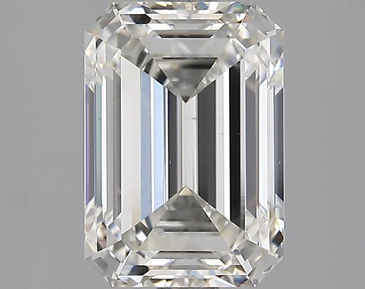 2.92 Carat Emerald Shaped Ideal Cut VS1 IGI Certified Lab Grown Diamond