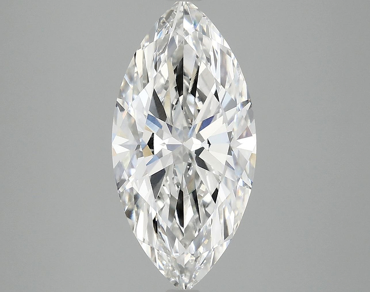 3.02 Carat Marquise Shaped Ideal Cut VVS2 IGI Certified Lab Grown Diamond