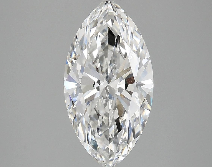 2.1 Carat Marquise Shaped Ideal Cut VVS2 IGI Certified Lab Grown Diamond