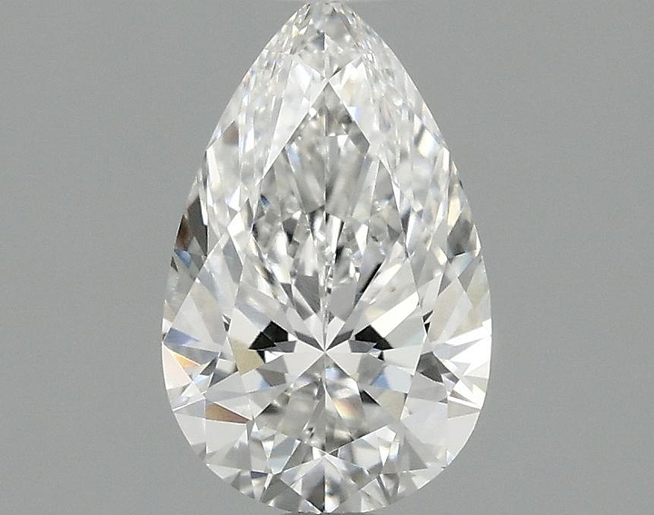 0.97 Carat Pear Shaped Ideal Cut VVS2 IGI Certified Lab Grown Diamond