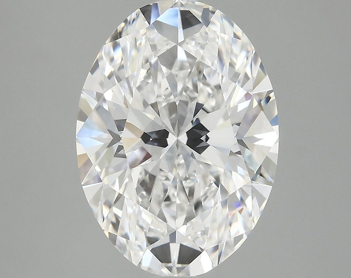 4.07 Carat Oval Shaped Excellent Cut VVS2 IGI Certified Lab Grown Diamond
