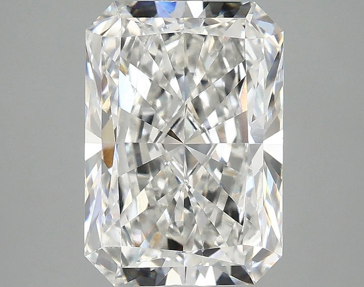 3.42 Carat Radiant Shaped Ideal Cut VVS2 IGI Certified Lab Grown Diamond