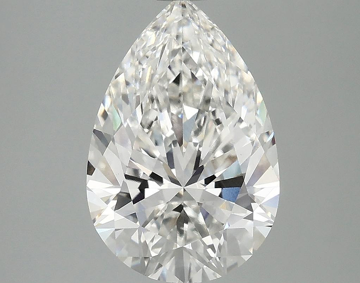 3.08 Carat Pear Shaped Excellent Cut VS1 IGI Certified Lab Grown Diamond