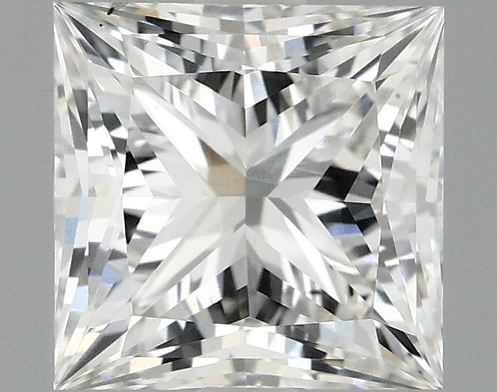 1.58 Carat Princess Shaped Ideal Cut VS2 IGI Certified Lab Grown Diamond