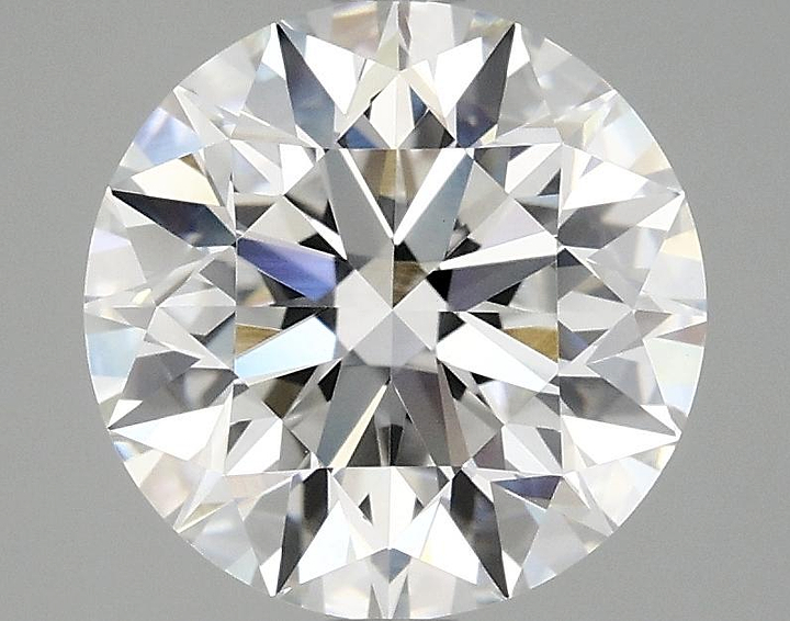 3.09 Carat Round Shaped Excellent Cut VVS2 IGI Certified Lab Grown Diamond