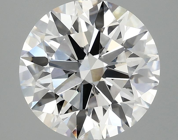 3.09 Carat Round Shaped Ideal Cut VVS2 IGI Certified Lab Grown Diamond