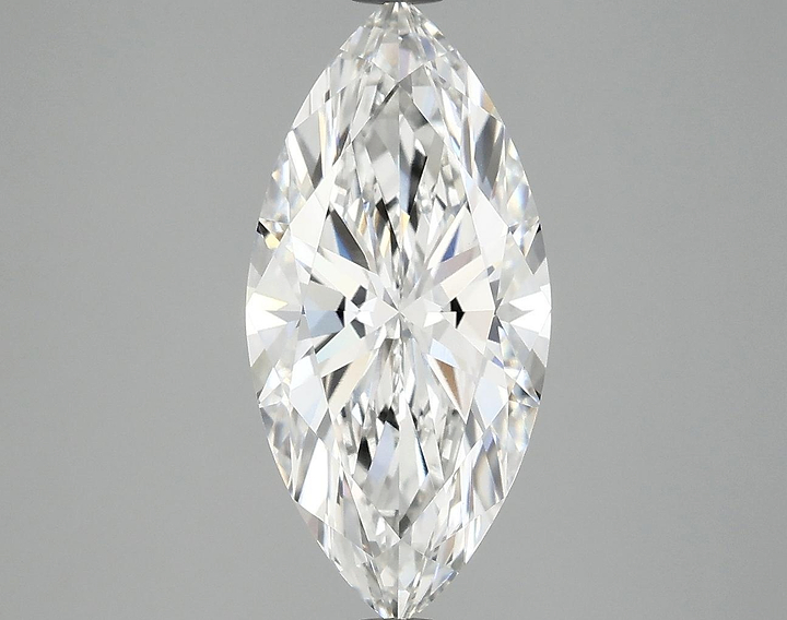 2.98 Carat Marquise Shaped Excellent Cut VVS2 IGI Certified Lab Grown Diamond