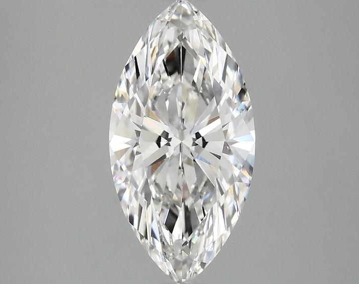 2.04 Carat Marquise Shaped Ideal Cut VVS2 IGI Certified Lab Grown Diamond