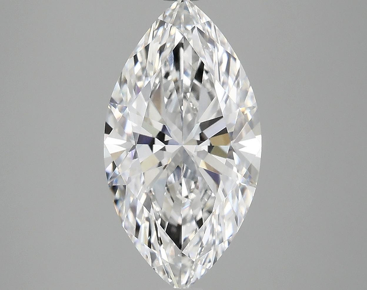 3.1 Carat Marquise Shaped Excellent Cut VVS2 IGI Certified Lab Grown Diamond
