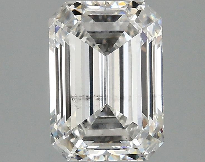 1.98 Carat Emerald Shaped Ideal Cut SI1 IGI Certified Lab Grown Diamond