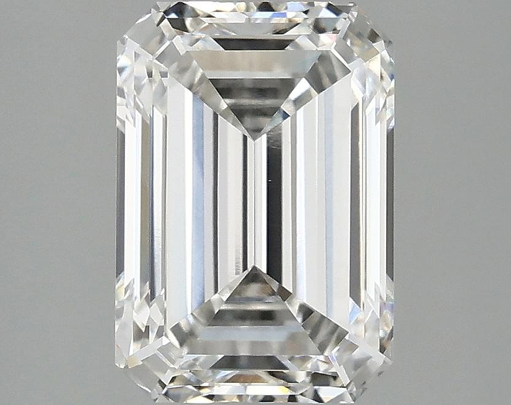 3.0 Carat Emerald Shaped Ideal Cut VVS2 IGI Certified Lab Grown Diamond