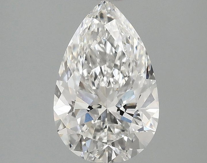1.54 Carat Pear Shaped Ideal Cut VVS2 IGI Certified Lab Grown Diamond