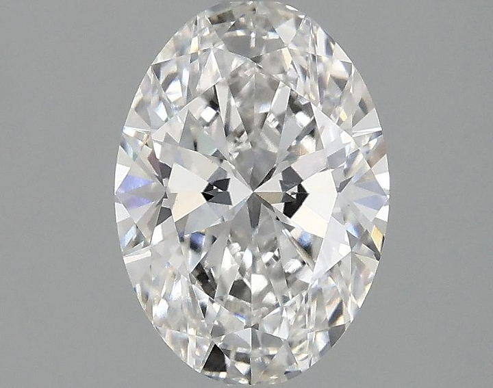 1.54 Carat Oval Shaped Ideal Cut VVS2 IGI Certified Lab Grown Diamond