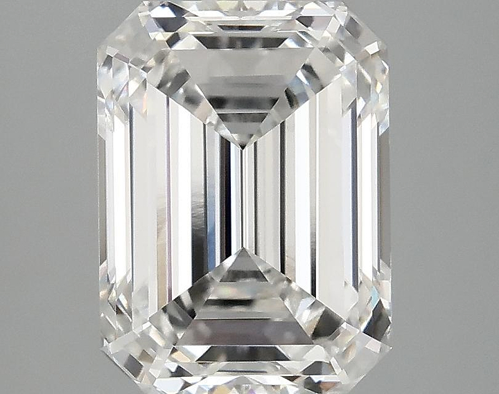3.06 Carat Emerald Shaped Excellent Cut VS1 IGI Certified Lab Grown Diamond