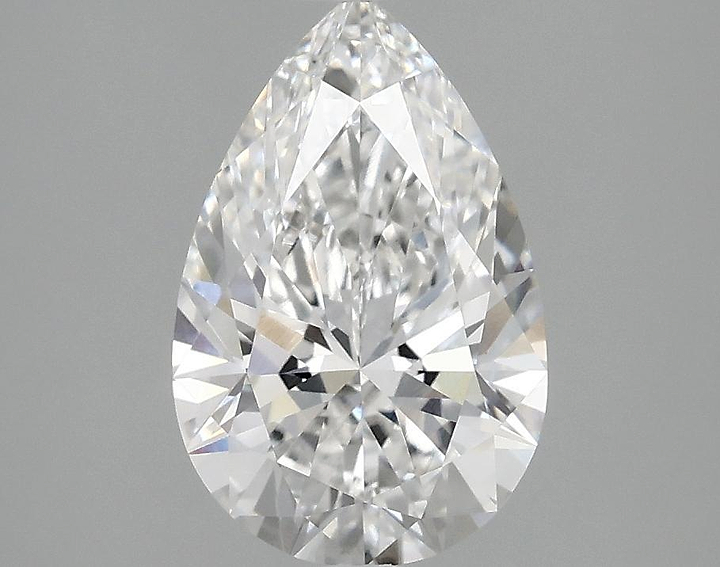 1.85 Carat Pear Shaped Excellent Cut VVS2 IGI Certified Lab Grown Diamond